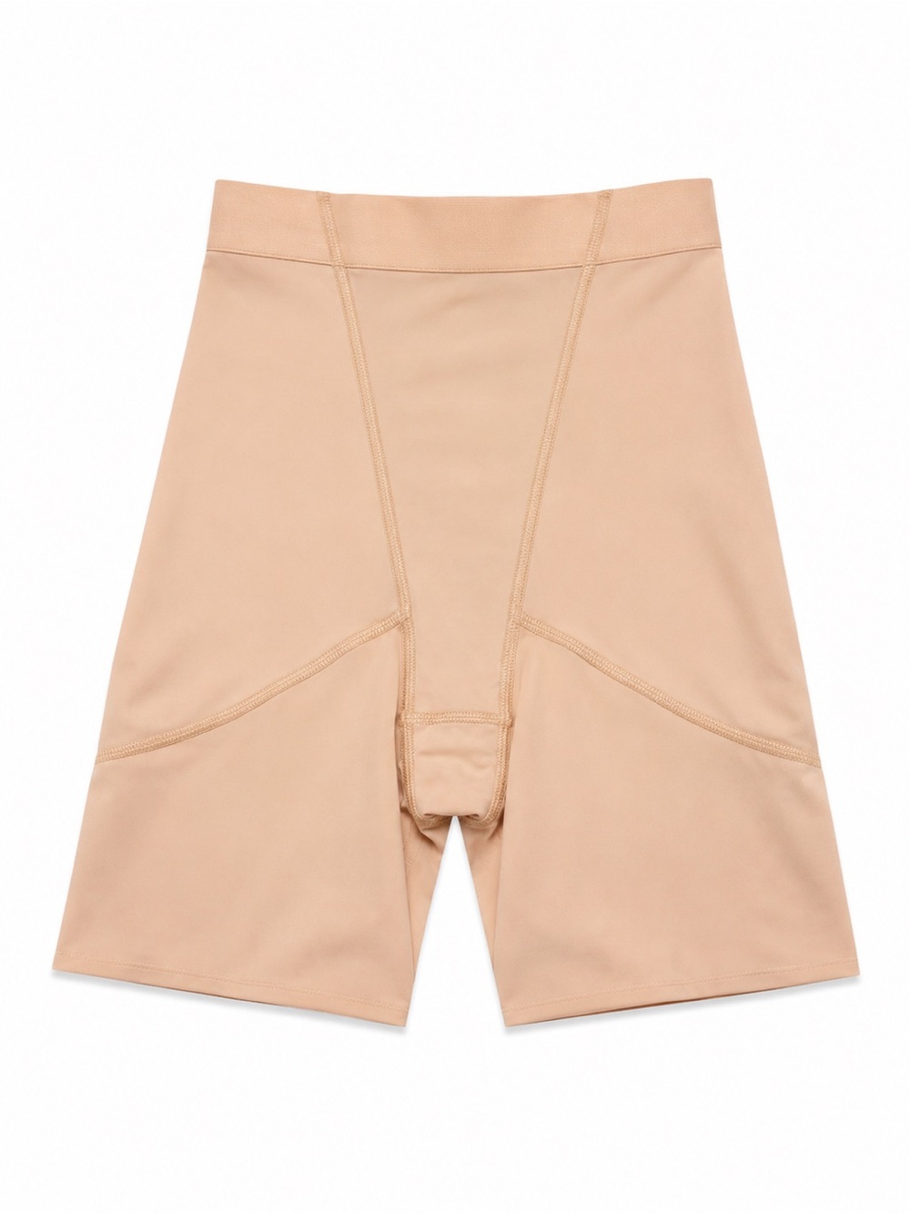High-Waist Shaping Shorts - Nude